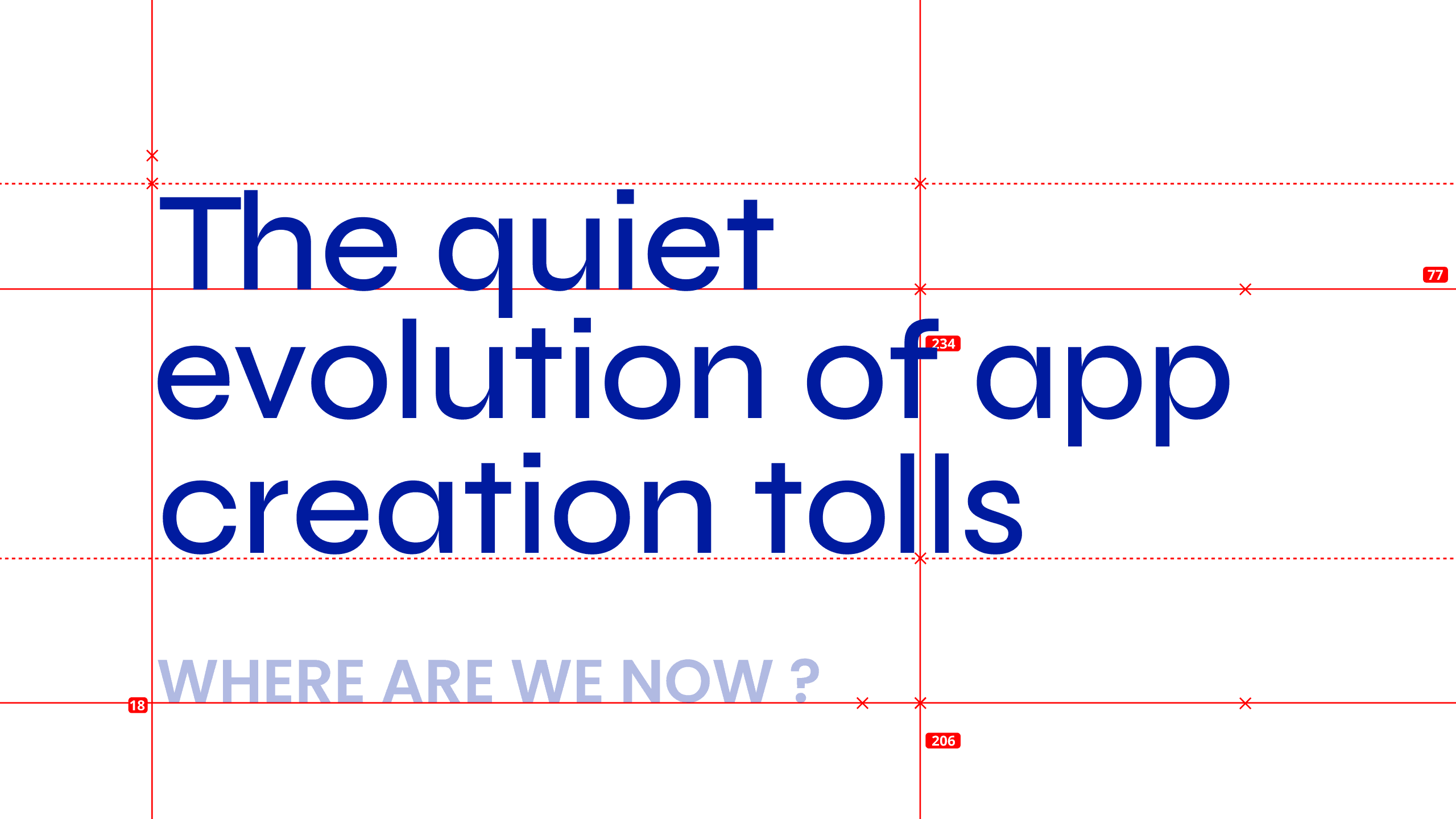 The quiet evolution of app creation tools : where are we now ?