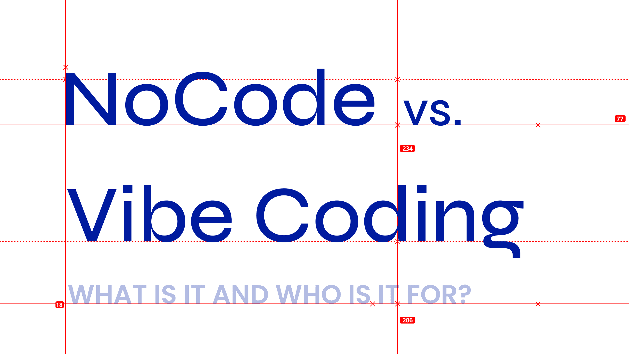 Nocode vs. Vibe coding : for whom and why ?